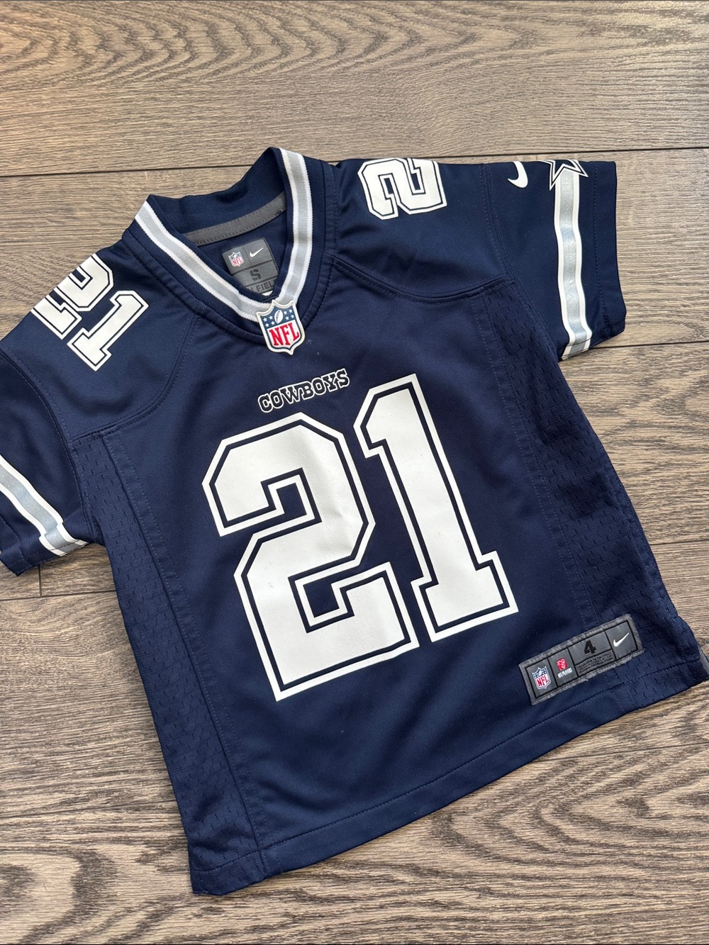 Nike Kids Dallas Cowboys On Field Jersey | Size 4 | #21 Elliot